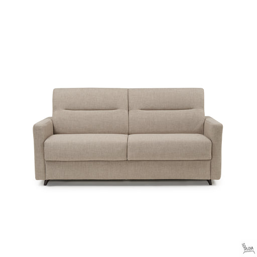 Itališka sofa-lova su metaliniu mechanizmu, 21 cm storio SUPREME čiužinys; miegamas plotas 120/140/160×195 cm; nuvelkami ir skalbiami užvalkalai.
