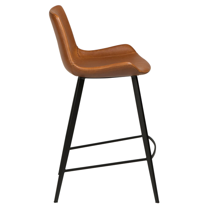 Pusbario kėdė HYPE | Vintage light brown | Dirbt. oda | Danija