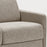 BONNIE itališka sofa-lova – porankio ir audinio detalė