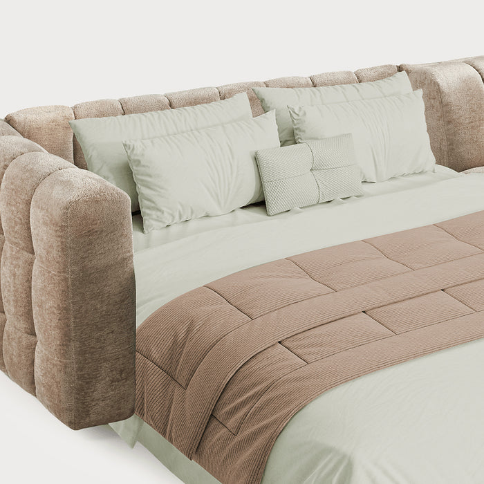 BOOBLE itališka kampinė sofa-lova – miegamosios dalies detalė