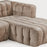 BOOBLE itališka kampinė sofa-lova – konstrukcijos detalė