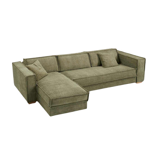 Itališka kampinė sofa-lova su metaliniu mechanizmu, ALOE VERA čiužinys (čiužinio storis 17 cm); miegama dalis 120/140/160×195 cm; nuvelkami ir skalbiami užvalkalai.