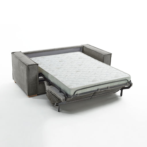Itališka sofa-lova su metaliniu mechanizmu, ALOE VERA čiužinys (čiužinio storis 17 cm); miegama dalis 120/140/160×195 cm; nuvelkami ir skalbiami užvalkalai.