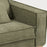 COCOON itališka sofa-lova – porankio ir audinio detalė