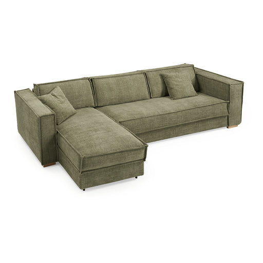 COCOON itališka kampinė sofa-lova, sudėta