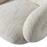 Folke fotelio beige melanžo šenilinio audinio detalė iš arti