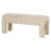 Beige spalvos Frex suoliukas vaizdas iš šono