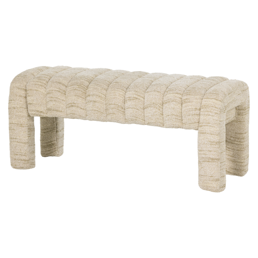 Beige spalvos Frex suoliukas vaizdas iš šono