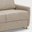 JUSTIN itališka sofa-lova – porankio ir audinio detalė