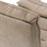 Kube fotelio Newt šenilinio audinio detalė