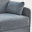 NOA itališka sofa-lova – porankio ir audinio detalė