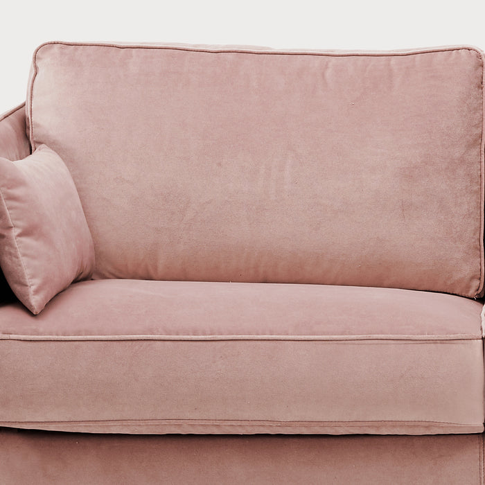 PROFILE itališka sofa-lova – porankio ir audinio detalė