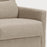 TEDDY itališka sofa-lova – porankio ir audinio detalė