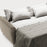 THETA itališka sofa-lova su 13 cm čiužiniu – detalė