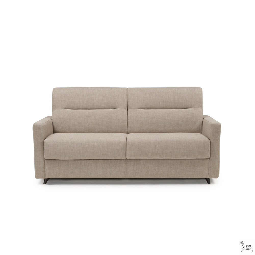 Itališka sofa-lova TINA su 21 cm čiužiniu, galimybė rinktis audinį