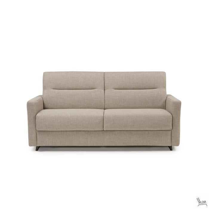 Itališka sofa-lova TINA su 21 cm čiužiniu, galimybė rinktis audinį