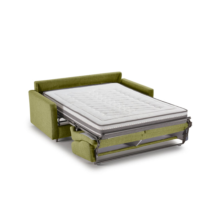 TINA sofa-lova išskleista į lovą, 21 cm storio čiužinys, itališkas mechanizmas