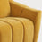VICTOR itališka sofa-lova – porankio ir audinio detalė