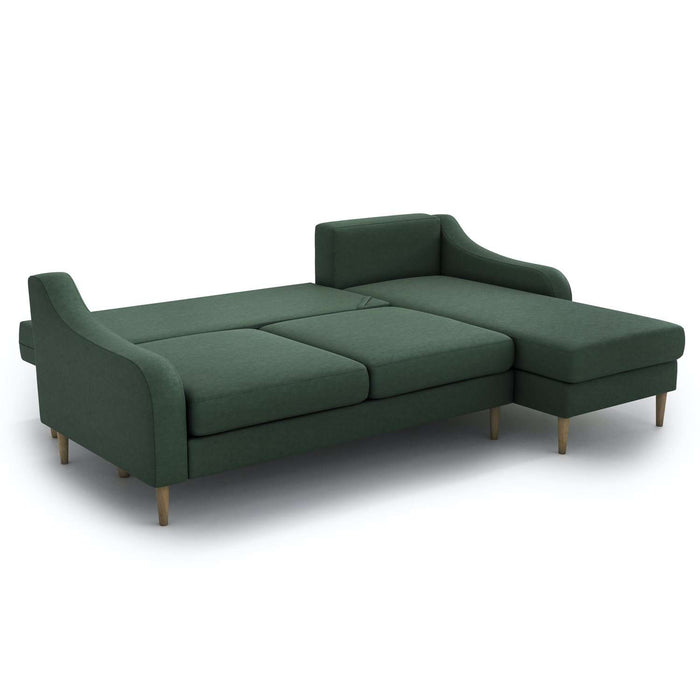 Kampinė sofa lova BENI | 224x160 cm