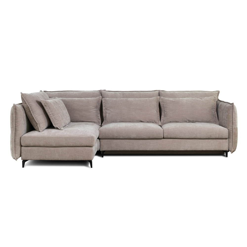 Kampinė sofa lova CARA 318x187 cm L