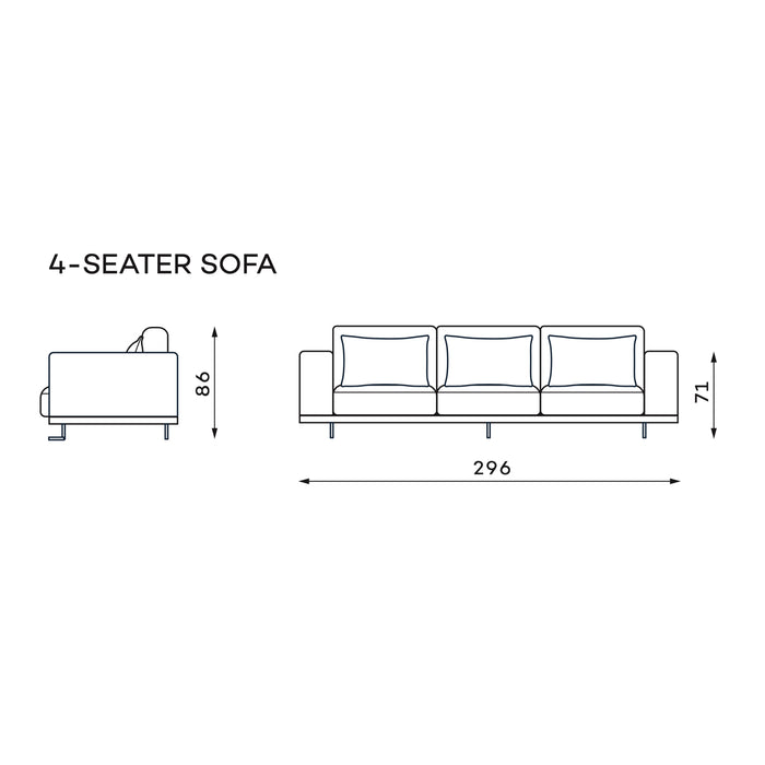Sofa SOPRANO 296 cm