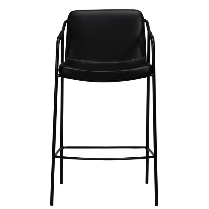 Pusbario kėdė BOTO | Vintage black | Dirbt. oda | Danija