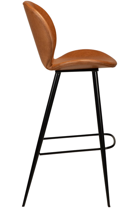 Baro kėdė CLOUD | Vintage light brown | Dirbt. oda | Danija