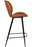Pusbario kėdė CLOUD | Vintage light brown | Dirbt. oda | Danija