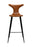 Baro kėdė DOLPHIN | Vintage light brown | Dirbt. oda | Danija