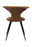 Valgomojo kėdė FLAIR | Vintage light brown