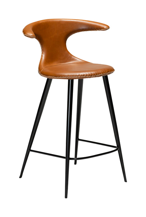 Pusbario kėdė FLAIR | Vintage light brown | Dirbt. oda | Danija