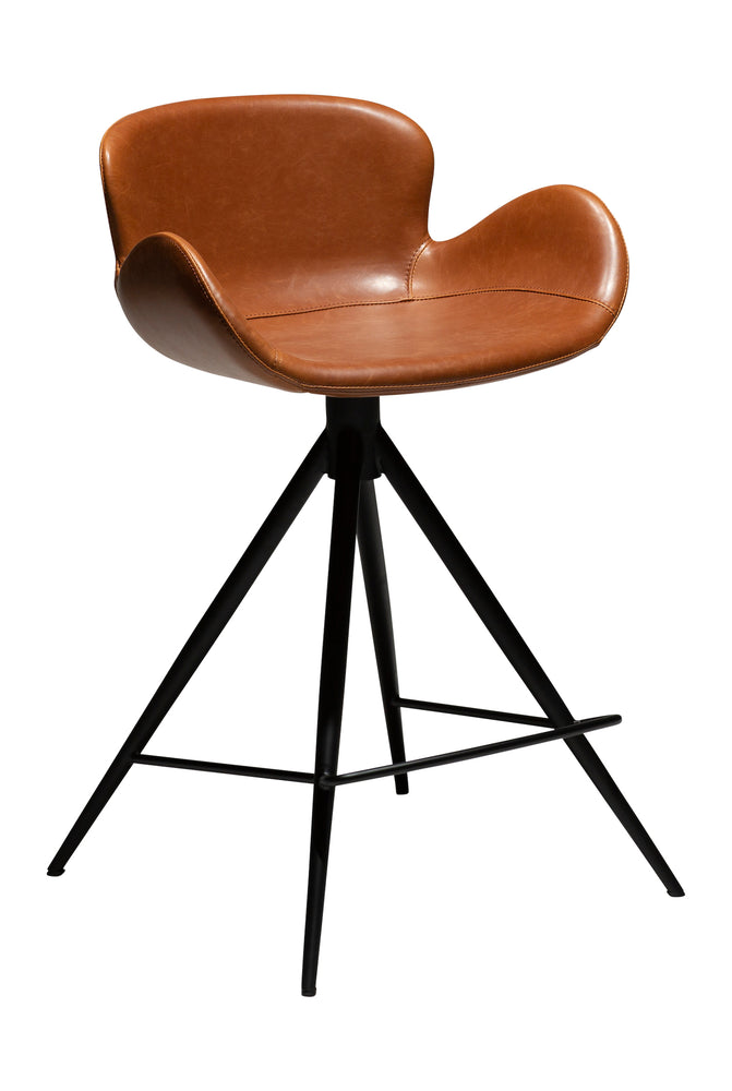 Pusbario kėdė GAIA | Vintage light brown | Dirbt. oda | Danija