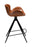 Pusbario kėdė GAIA | Vintage light brown