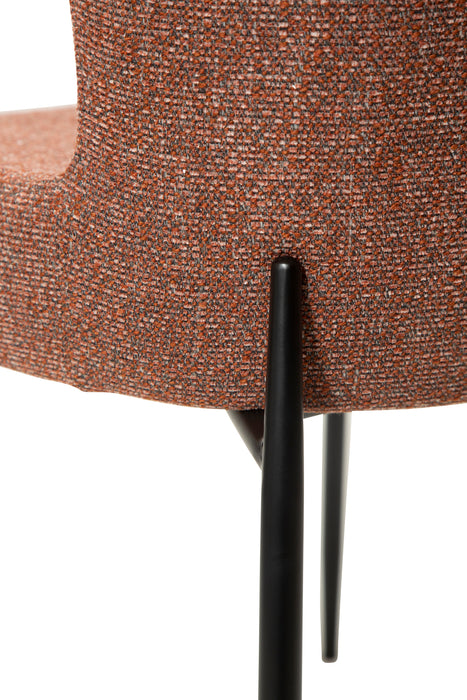 Valgomojo kėdė GLAM | Pebble red