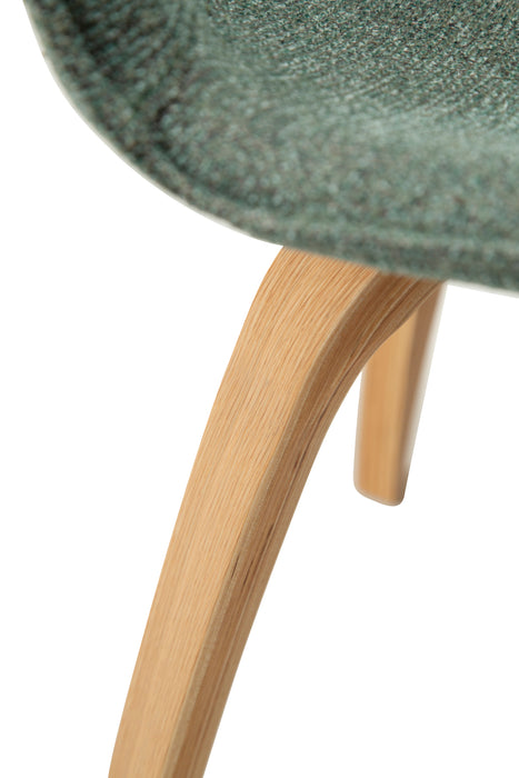 Valgomojo kėdė GLEE | Pebble green