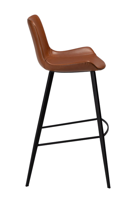 Baro kėdė HYPE | Vintage light brown | Dirbt. oda | Danija