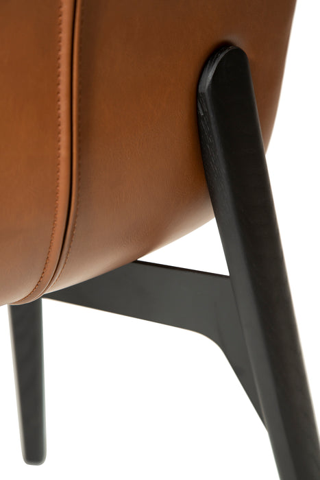 Valgomojo kėdė PARAGON| Vintage light brown