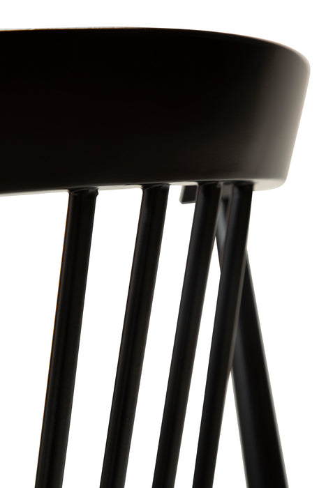 Valgomojo kėdė SAVA| Black paper cord