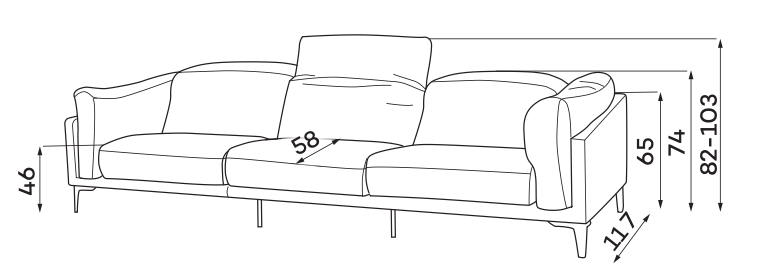 Modulinė sofa TIVOLI