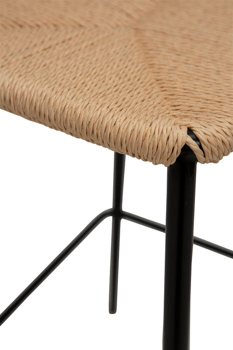 Pusbario kėdė STILETTO | Natural paper cord