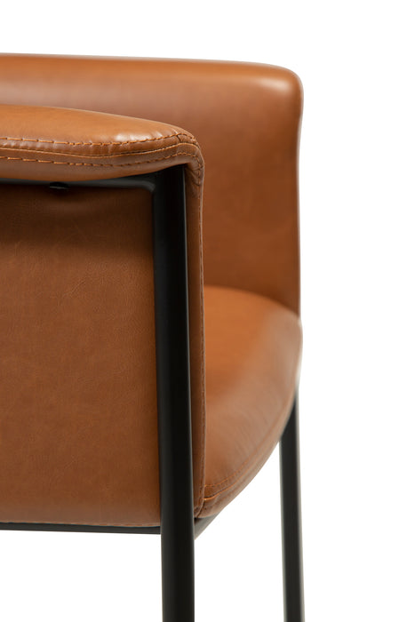 Valgomojo kėdė VALE | Vintage light brown