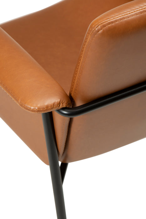 Valgomojo kėdė VALE | Vintage light brown