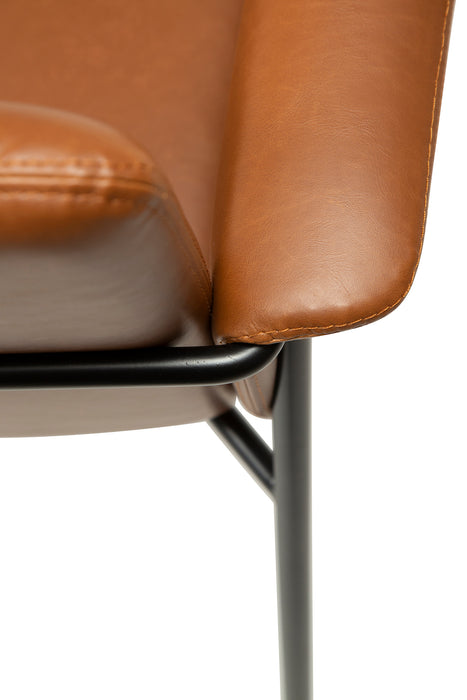 Valgomojo kėdė VALE | Vintage light brown