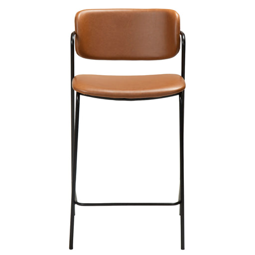 Pusbario kėdė ZED | Vintage light brown | Dirbt. oda | Danija